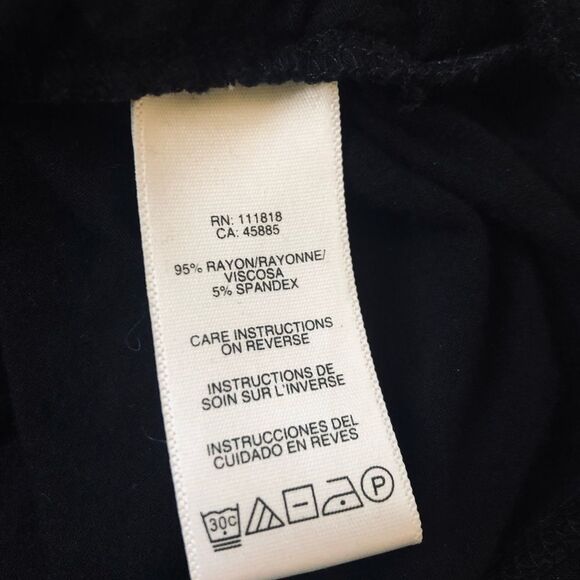 Michael Kors Black Fringe Neck Sleeveless Stretch Top S - Picture 4 of 5